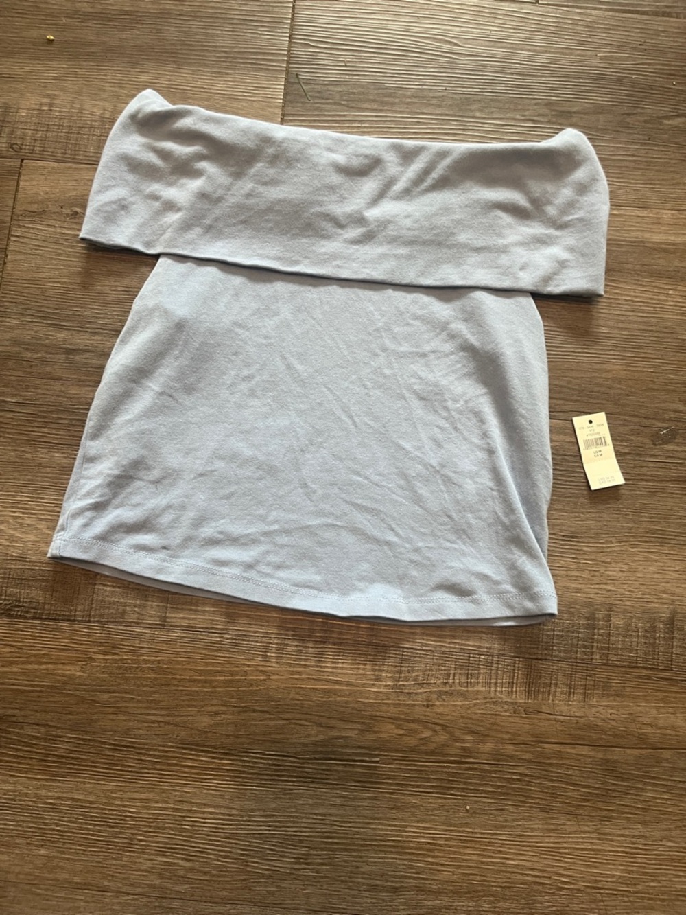 Off-Shoulder Light Blue Women’s Shirt size medium